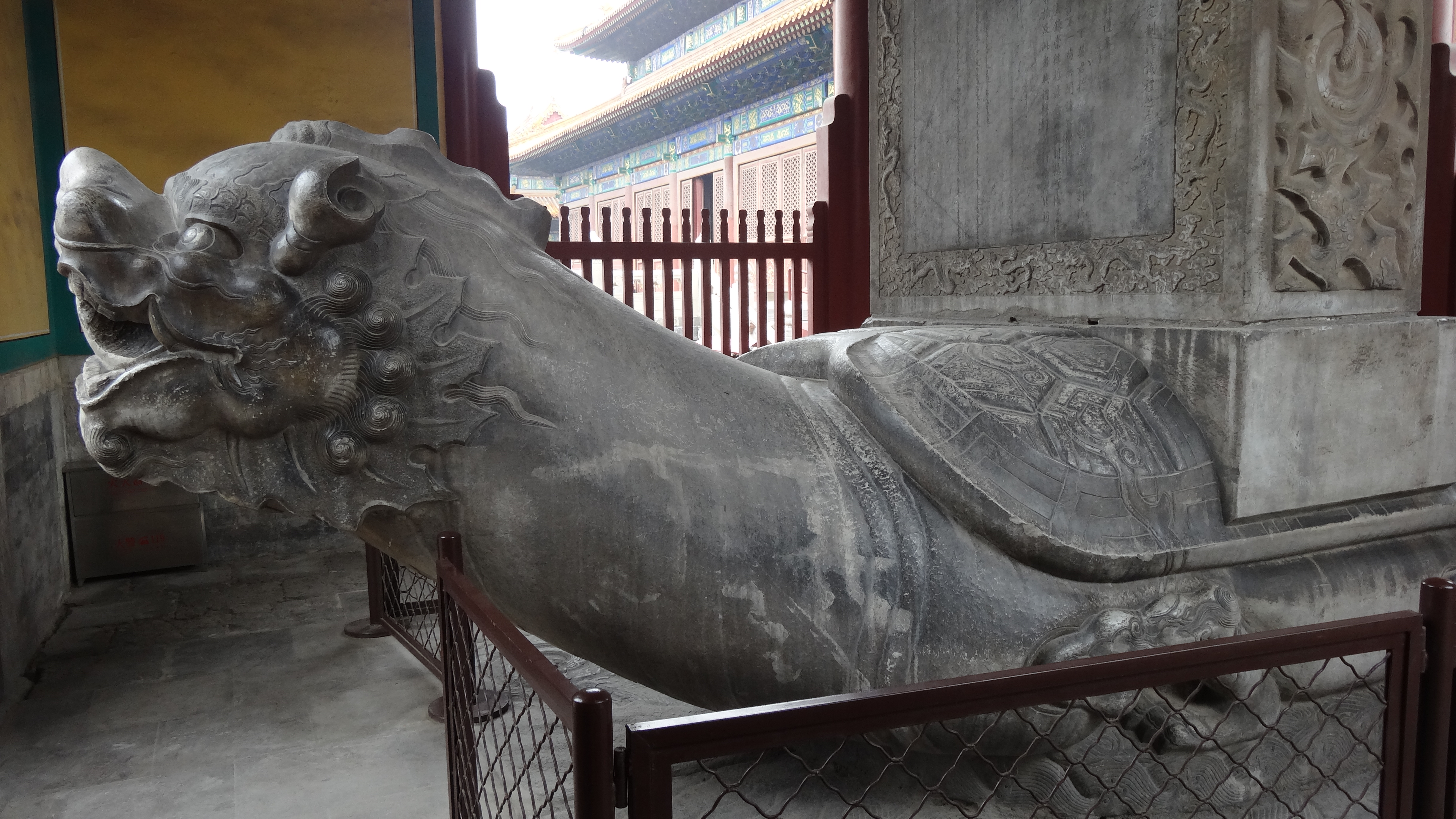 Mythical Turtle at Lidai Temple, Beijing