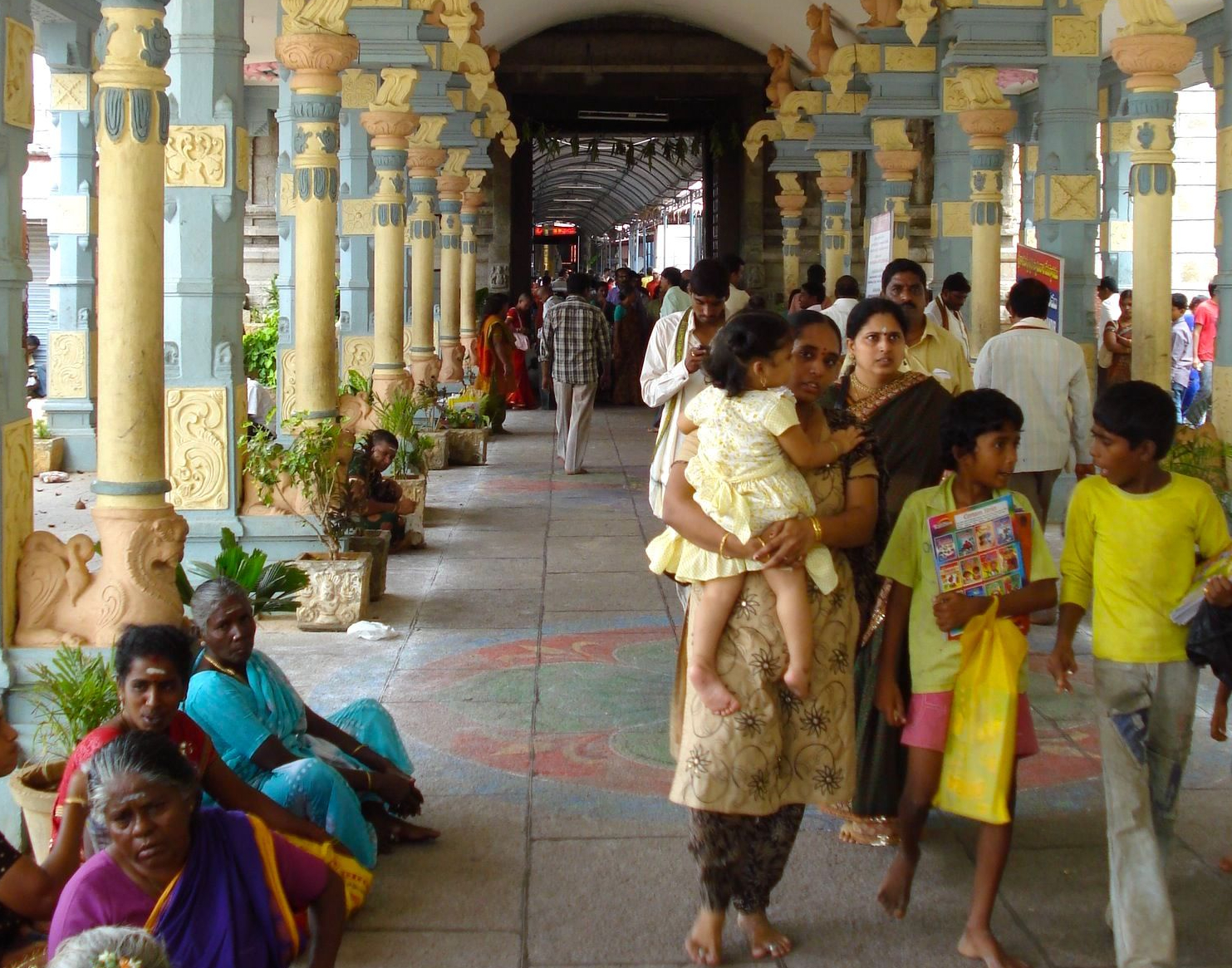 Sri Kalahasti - pilgrims